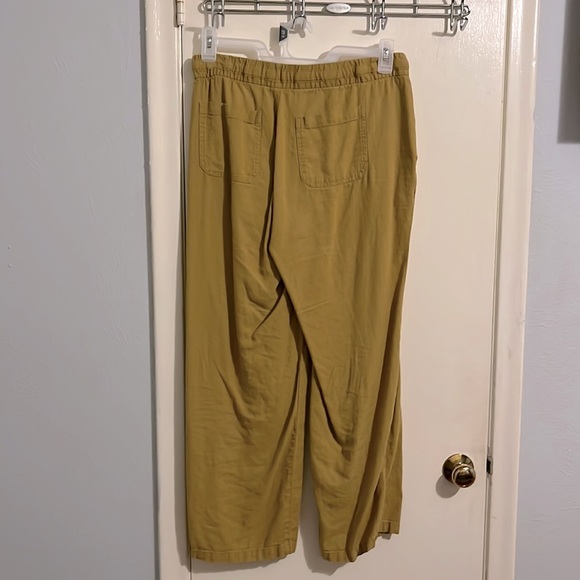 Yellow yoga style pants, small - Picture 3 of 3